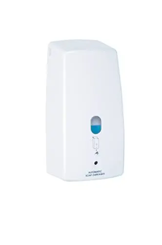 Produktbild: WENKO Infrarot Seifenspender Treviso Weiß - automatischer Flüssigseifen-Spender Fassungsvermögen: 0.65 l, Kunststoff, 11 x 22.5 x 10.5 cm, Weiß, 18416100, 22.5 x 10.5 x 11 cm