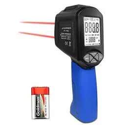 Produktbild: Infrarot-Thermometer Pistole(Nicht für Menschen) Berührungslose Digitales Thermometer mit APP Connect Funktion<strong>NICHT für Mensch:</strong>  (GR-1580(Blau))