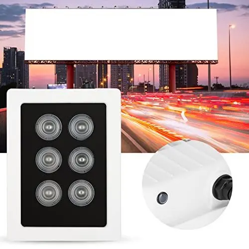 Produktbild: Infrarot-Fülllicht, IP65 Wasserdichtes Aluminiumlegierungs-Nachtsichtgerät 6 W DC12V-24V Überwachungszubehör für Sicherheitsüberwachungskameras