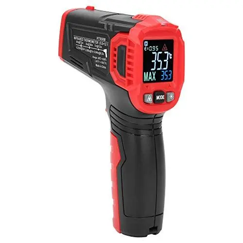 Produktbild: Infrarot-Thermometer HT650B Berührungslose-Temperaturmessung LED-Anzeige -30℃ bis 550℃