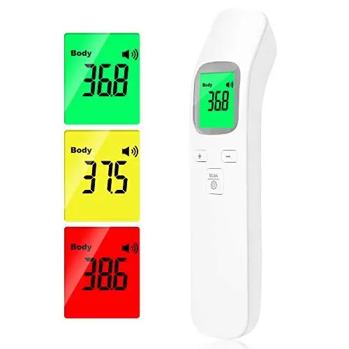 Produktbild: Infrarot-Thermometer, digitales Thermometer, Hochtemperaturalarm, multifunktional, 4-in-1