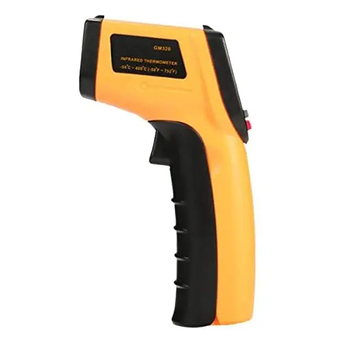 Produktbild: Infrarot-Thermometer-Temperaturpistole Berührungslose -Temperaturpistole mit Einstellbarem Emissionsgrad und Max-Min-Durchschnittsmessung