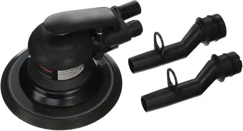 Produktbild: Ingersoll Rand 4151-HL Hochleistungs Exzenterschleifer mit Vibrationsarmem Motor & Staubabsaugung – 12.000 U/min, 6-Zoll-Schleifpads, leichtes Gehäuse