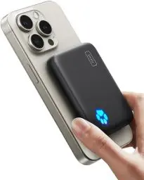 Produktbild: INIU Magnetische Powerbank, 10000mAh 20W Externe Batterie, USB C in&Out Wireless Powerbank Schnellaufladung für iPhone 16/16 Plus/16 Pro/16 Pro Max, iPhone 15/14/13/12 und Mag Safe Case