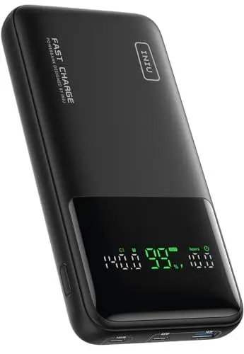 Produktbild: INIU Power Bank, 27000mAh 140W Power Bank Klein Aber Stark USB C Input & Output for Phone & Laptop, Externer Handyakkus für MacBook Pro Steam Deck iPhone 16 15 14 13 12 Pro Samsung S23 iPad etc