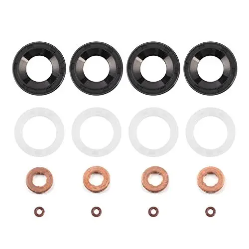 Produktbild: Ymiko Injektor Dichtungen Washer Kit Einspritzdüse Dichtung 1233683 198185 Fit für Focus Auto Einspritzdüsen Dichtung Reparatursatz