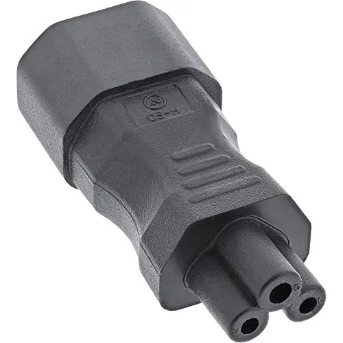 Produktbild: InLine 16723B Netzadapter IEC 60320 C14 / C5, 3pol. Kaltgeräte/Notebook