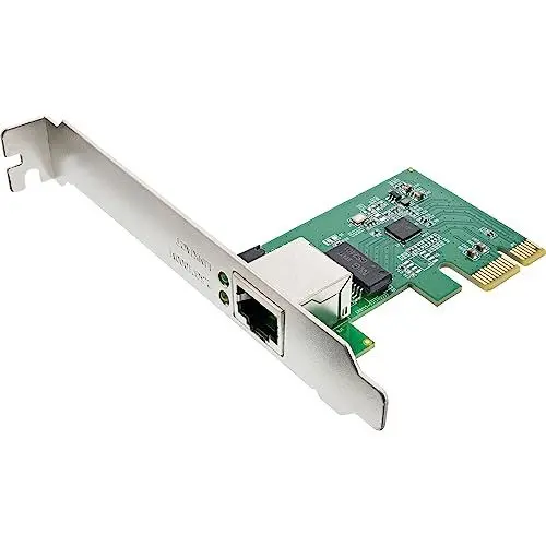 Produktbild: InLine® Gigabit Netzwerkkarte, 1x RJ45 2.5GBit/s, PCIe x1, inkl. Low Profile Slotblech