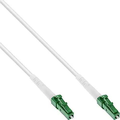 Produktbild: InLine® LWL Simplex Kabel, FTTH, LC/APC 8° zu LC/APC 8°, 9/125µm, OS2, 50m