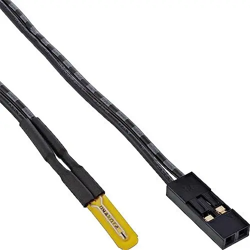 Produktbild: InLine Temperatursensor, mit Kabel, 1m