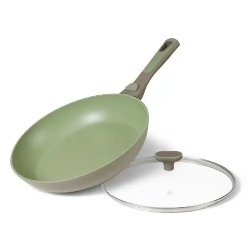 Produktbild: Innerwell 24cm Bratpfanne Antihaft-Beschichtete Pfanne mit Deckel, Pfanne Induktion, PFOA-freie