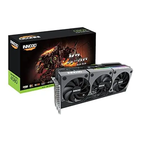 Produktbild: INNO3D GeForce RTX 4080 X3 OC NVIDIA 16 Go GDDR6X