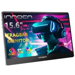Produktbild: INNOCN OLED Portable Monitor 15.6 Zoll, FHD Gaming Bildschirm, 100000:1, HDR, HDMI/USB C, TÜV-Low Blue Zertifizierung, Tragbarer Monitor für Laptop/Xbox/MacBook