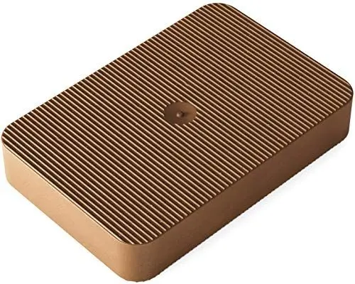 Produktbild: INNONEXXT® Premium Unterlegplatten | 60 x 40 mm, 10 mm braun - 100 Stk. | Abstandshalter, Plättchen aus Kunststoff, Distanzplatten, Klötze, Unterlegklotz, Distanzhalter | Tragfähigkeit bis 5 t