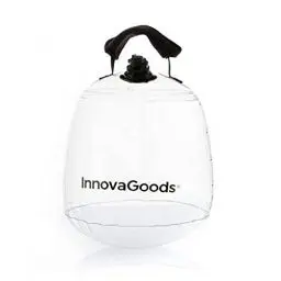 Produktbild: InnovaGoods - Aufblasbare Kettlebell 10L für Ganzkörpertraining, Anpassbar, Inkl. Übungsanleitung und Pumpe, Durchsichtig, Ø25 x 32 cm, Polyvinylchlorid