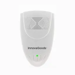 Produktbild: InnovaGoods - Ultraschall Schädlingsbekämpfer, Effektiv gegen Mücken, Fliegen, Ratten, Weiß, ABS, Innenbereich, Umweltfreundlich, Chemikalienfrei, 60 m² Reichweite