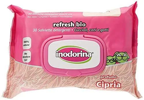 Produktbild: Inodorin-Wischtücher Bio-Hunde-Hygiene-Staub