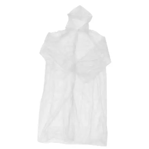 Produktbild: INOOMP 10St praktische Regenbekleidung Overalls Regenponchos für Erwachsene Regenanzüge für Regenjacke einwegregenponchos regenplane arbeitshosen Frau Regenmantel Outdoor-Regenmantel Weiß