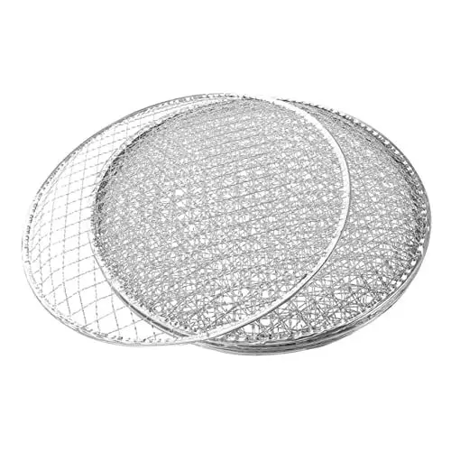 Produktbild: INOOMP Robuster Grillrost Aus Metall 10 Stück Grilldrahtgeflecht Grillmatte für Den Außenbereich Zum Backen und Grillen Gitter
