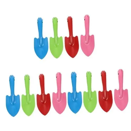 Produktbild: INOOMP 12 STK Gartengeräte Gartenkellen Handwerkzeug Schaufel Zum Graben Kelle Gartenwerkzeug Topfschaufel Kleine Gartenschaufel Garten Handschaufel Spatenkelle Pflanzen Schaufeln Eisen