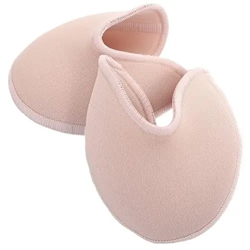 Produktbild: INOOMP 1 Paar Ballett-Spitzensatz Zehenschutz für Schuhe Zehenpolster für Balletttanzschuhe Ballett Zehenprotektoren Ballett Schuhpolster Zehenpolster für Spitzenschuhe Fußschutz sebs