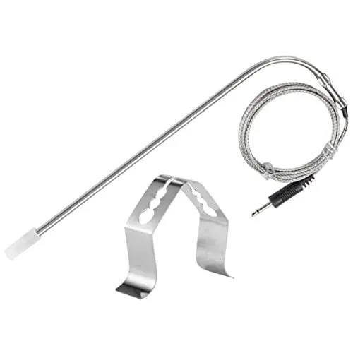 Produktbild: INOOMP Fleischsondenclip 2 Stück Edelstahl-sondenclip Für Fleischhalter Grillzubehör