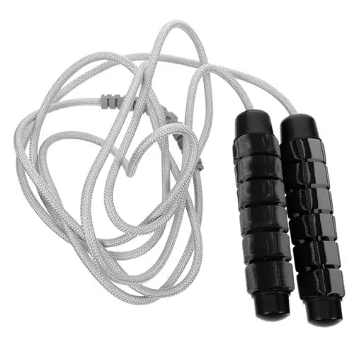 Produktbild: INOOMP Einstellbare Länge Gewicht Fitness Springseil für Cardio Sport Zubehör 7mm Dickes Seil Nicht-griff