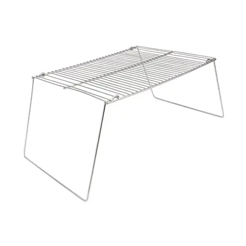 Produktbild: INOOMP 1 Stück Mini Grill Außengrillständer Picknick Brennender Feuerständer Camping Topfhalterung Außengrillständer Tragbarer Grill Camping Grillständer Außengrillständer