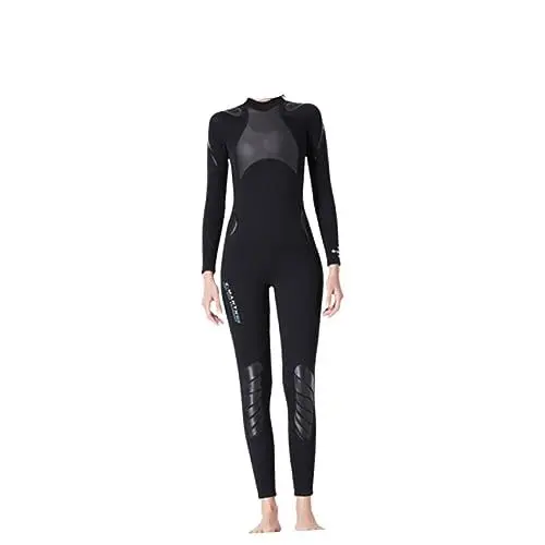 Produktbild: INOOMP Damen Tauchsets 3mm Ärmel Sonnenschutz Einteiliger Anzug Zum Surfen Schnorcheln Strand Größe XL