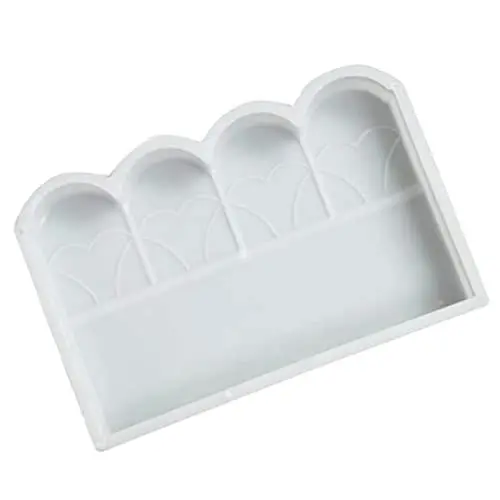 Produktbild: INOOMP 1pc Kunststoff Zaun Form Hof ​​Zaun Form Beton Ziegel Zement Form Für Der Zaun Schiene