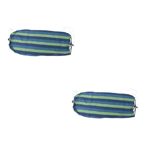 Produktbild: INOOMP 2St Schaukelschlafbett hängematten hängeliege Hängematte für Kinder Hängesessel Mode-Segeltuch-Hängematte hängendes Schlafbett Camping die Schaukel Rucksack Aufzüge
