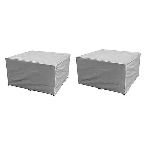 Produktbild: INOOMP 2St stuhl tisch abdeckung Terrassenmöbel Abdeckung gartenmöbel abdeckung silberne Abdeckung Rasen im Freien geteilte Couchbezüge Outdoor-Couchbezug Möbelabdeckung im Außenbereich