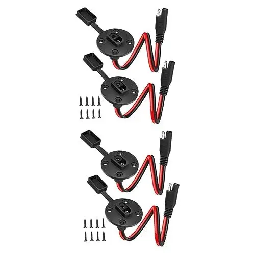 Produktbild: INOOMP 2 Paar Solar Ladekabel Solarpanel Kabel Solargenerator Kabel Sae Schnellverbindungskabel Solarpanel Stecker
