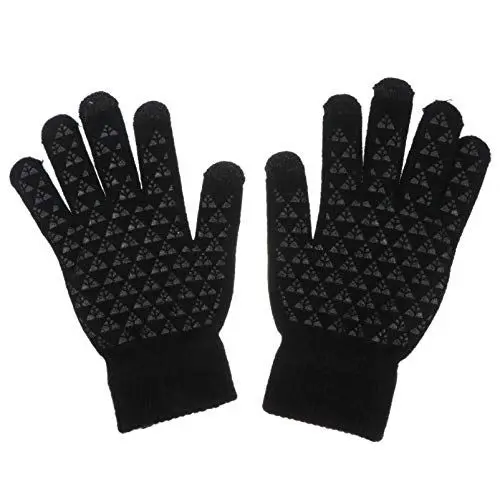 Produktbild: INOOMP 2paare Touchscreen-handschuhe Für Winter Warm Rutschfest Gestrickt Für Outdoor-sportarten Für Smartphone-nutzung