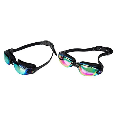 Produktbild: INOOMP 2 Stück Schwimmbrillen Kurzsichtige Schwimmbrillen Für Erwachsene Damen Schwimmbrillen Schwimmbrillen Schwimmbrillen Schwimmbrillen Für Erwachsene Mädchen Brillen