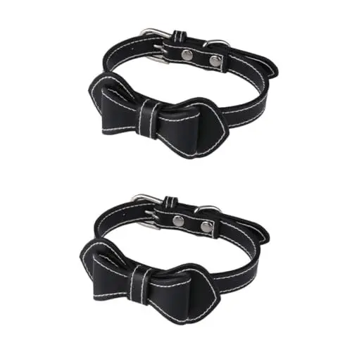 Produktbild: INOOMP 2st Pet-pu-Kragen Hundehalsbänder Verstellbarer Kragen Pu- Pu-hundehalsband Hundehalsband Klein Hundehalsband Für Welpen Schlupfbleikragen Der Hund Haustierzubehör