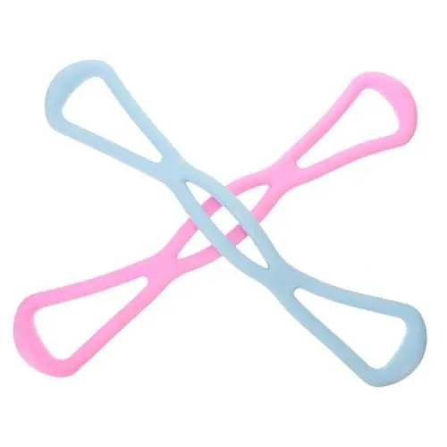 Produktbild: INOOMP 2st Spannband Muskelexpander Für Frauen Geschmeidiger Rückenexpander Brustzug ( ) Übungsbandage Stretch-seilarmtrainer Armzugtrainer Widerstandsband Werkzeug Fitness TPR Drinnen