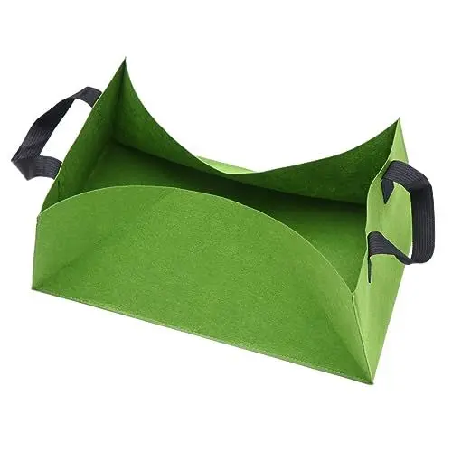 Produktbild: INOOMP 2pcs Pflanztasche Filz Wachsen Taschen Dünne Baum Pflanztasche für Hof Robuste Griff Riemen