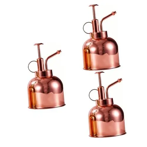 Produktbild: INOOMP 3 STK Gießkanne aus Edelstahl Pumpe Gießkanne Gemüsepflanzen klein Garten Stainless Steel inoxlm Anlage Pflanzenschorle Pflanzensprühflasche Sukkulenten Bewässerungsflasche sprühen