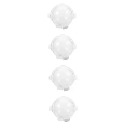 Produktbild: INOOMP 4stücke Cat Helmet Transparent Atmungsaktive Katzenhaube Für Schutz Und Biss Und Kratzschutz Für Katzen Und Kätzchen Aus Sicherem Material Für Stressfreie Erholung