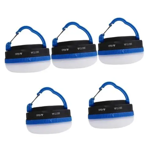 Produktbild: INOOMP 5St LED-Außenleuchten Taschenlampe Laterne Campinglaterne wiederaufladbar tragbare Außenleuchte Campingleuchte für den Außenbereich USB Campingbeleuchtung Außenlicht Notlicht Bauch