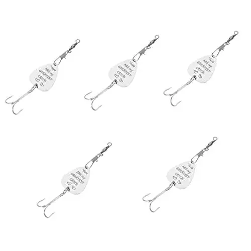 Produktbild: INOOMP 5 Stücke Tragbare Haken Fisch Grier Schlüssel Kette Für Angler Präsentieren
