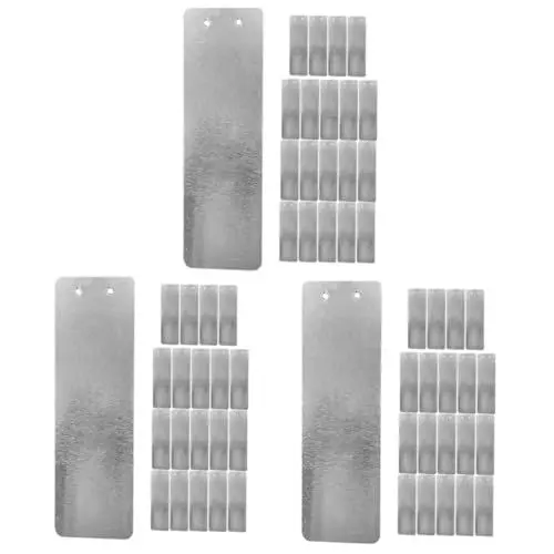 Produktbild: INOOMP 60 Stk Pflanzenetikett garten geräte pflanzschilder garten schild Etiketten Pflanzenmarkierung Garten-Aluminium-Pflanzenanhänger Schlüssel Marke Zubehör Kindergarten Anlage