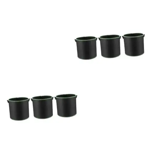 Produktbild: INOOMP 6 STK Tasche Wachsen Pflanztaschen Kartoffeln in Behältern Anbauen Growbags Aus Filz Handgemüsepflanzbeutel Blumentopf Für Den Außenbereich Erdbeer-growbag Vlies Container Pflanze