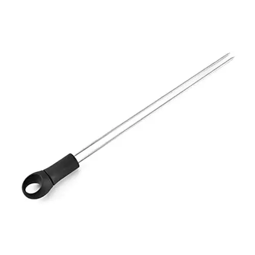 Produktbild: INOOMP 6 Stück Grillspieße Aus Edelstahl Ergonomischer Kunststoffgriff Nicht-grillgabeln Für Familienpartys Im Freien
