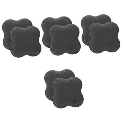 Produktbild: INOOMP 8 Stk Yoga-kniematte Yoga-essen Rutschfestes Kniepolster Yoga-pad Bequemes Yoga-kniepolster Yoga-matten Hochrückfederndes Polster Yoga-knieschoner Fitness Sport Tpe Knieschützer