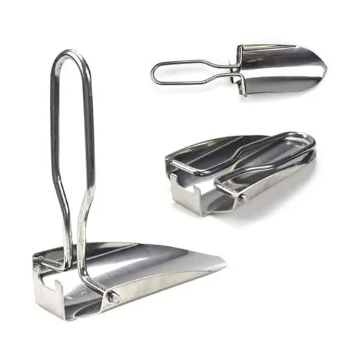 Produktbild: INOOMP Mini-klappspaten für Camping Wandern Notfall Multifunktionales Outdoor-Werkzeug