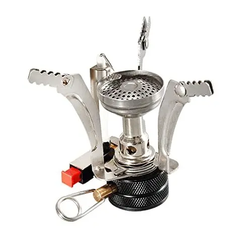 Produktbild: INOOMP Mini Campingkocher Tragbarer Faltbarer Mini Ofen Für Outdoor Aktivitäten Leichtes Camping Kochgerät Ideal Für Wandern Picknick Und Camping