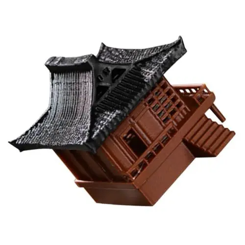 Produktbild: INOOMP Pavillon Statue Landschaft Pavillon Ornament Fisch Tank Landschaftsbau Pflanzen für Aquarium