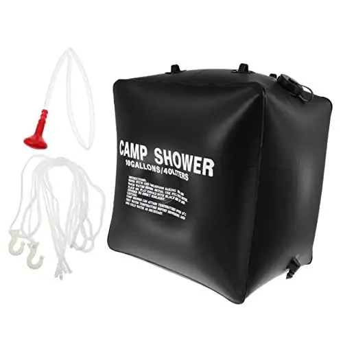 Produktbild: INOOMP Stand 1 Satz Duschtasche Solarwassersack Warmwasser-duschbeutel Solarduschen Für Camping Zubehör Für Die Campingdusche Camping Dusche Zubehör Heizung PVC Rucksack Reisen